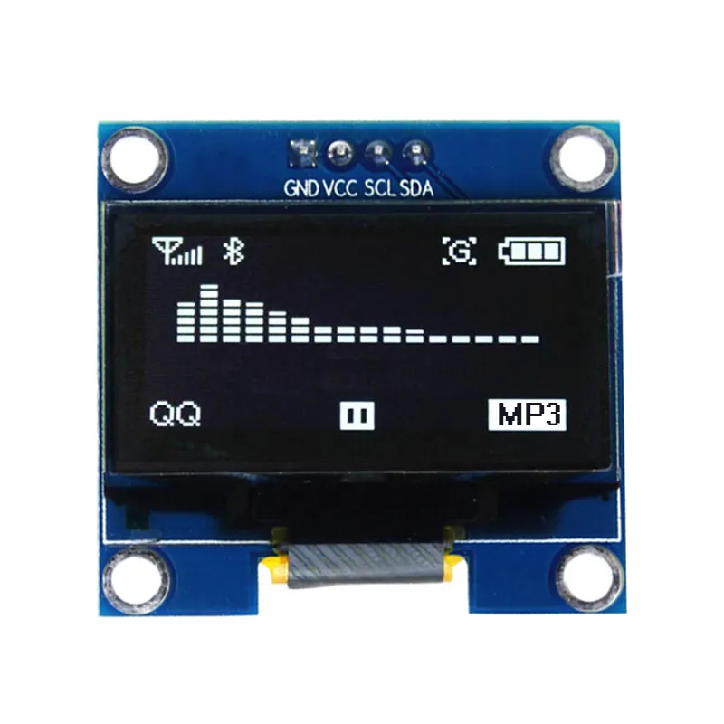 0.96′′ 128X64 White Graphic OLED Display SSD1306 LCD Module