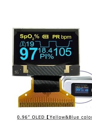 0.96′ ′ 128X64 White/Yb Graphic OLED Display 30pin SSD1306 LCD Monitor