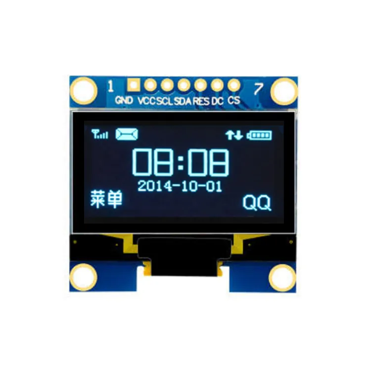 1.3 Inch White Blue Color 128X64 Iic/I2c/Spi LCD Screen OLED Display Module