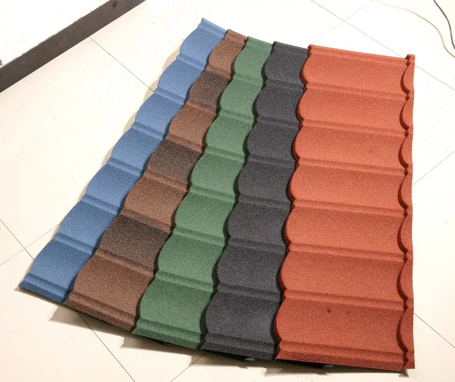 1335*420*0.4mm Classic Stone Coated Metal Roofing Tiles