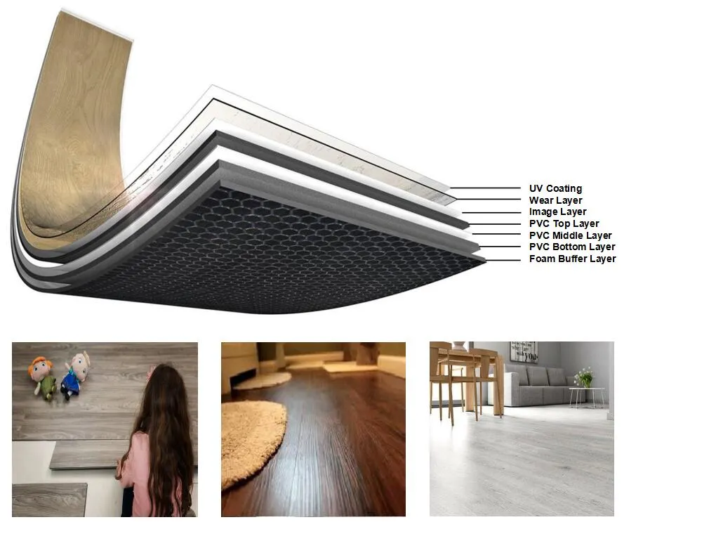 5mm Interlocking PVC Flooring/ Vinyl Flooring/ Flooring Tile