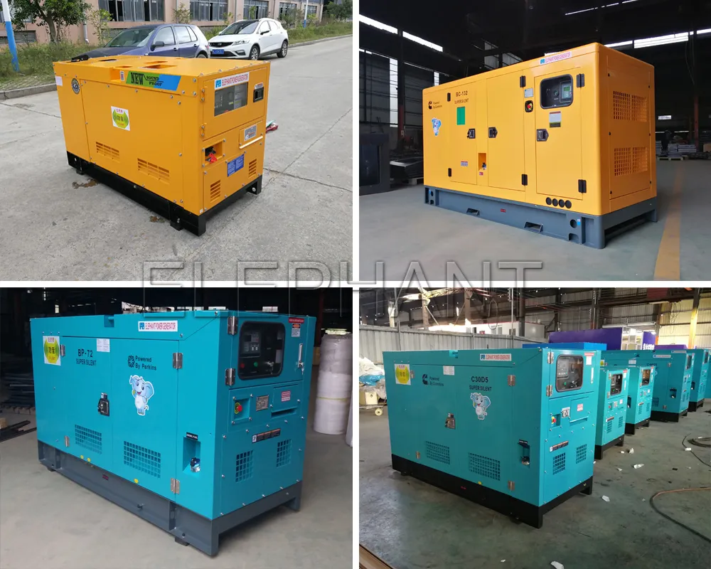 6 Cylinder 250kVA Silent 4 Stroke Diesel Electirc Generators
