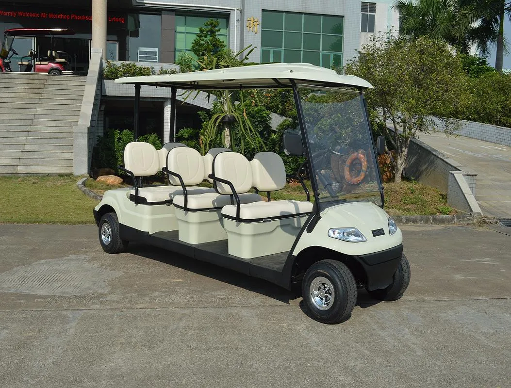 6 Seater Utility Electric Classic Shuttle Sightseeing Golf Car with Ce & SGS