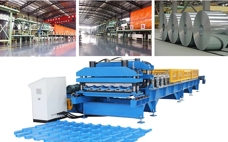 820/1000/1025 Trapezoid Metal Ibr Color Glavanized Zinc Coating Corrugated Wall Roofing Sheets