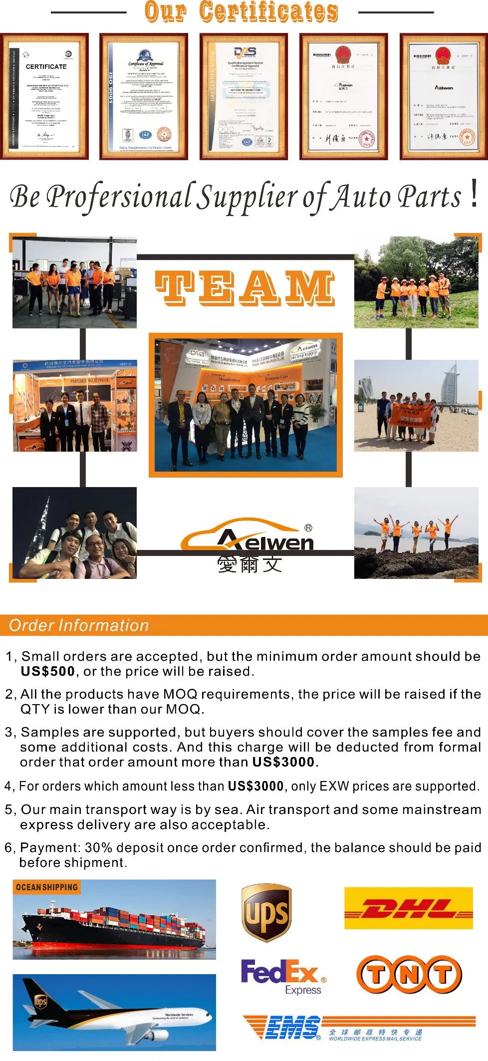 Ael-38370 Aelwen Auto Spare Part Auto Steering Gear Used for Subaru