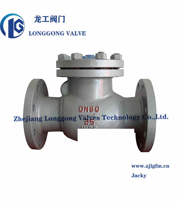 API 6D/BS 1868 Wcb/SS304/SS316 Cast Steel Class150 Flanged Swing Check Valve