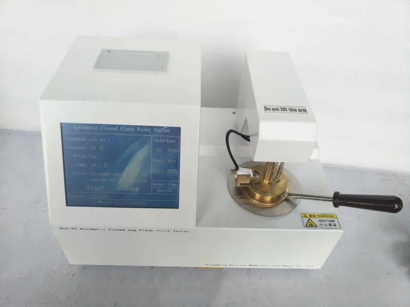ASTM D93 Transformer Oil Closed Cup Flash Point Testing Apparatus