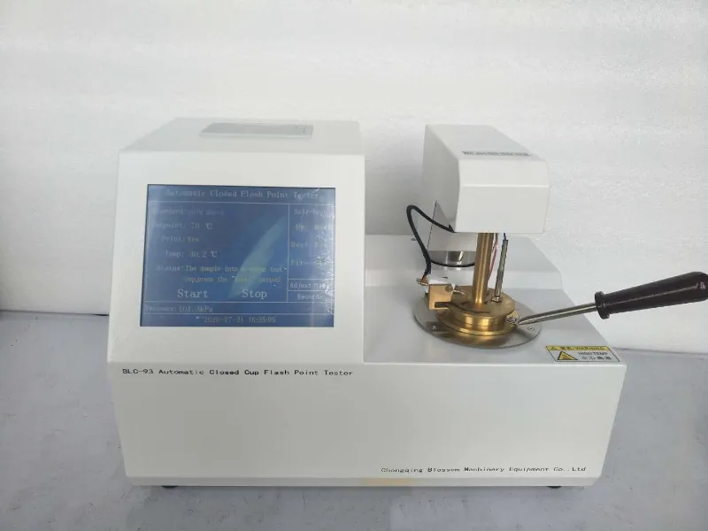 ASTM D93 Transformer Oil Closed Cup Flash Point Testing Apparatus