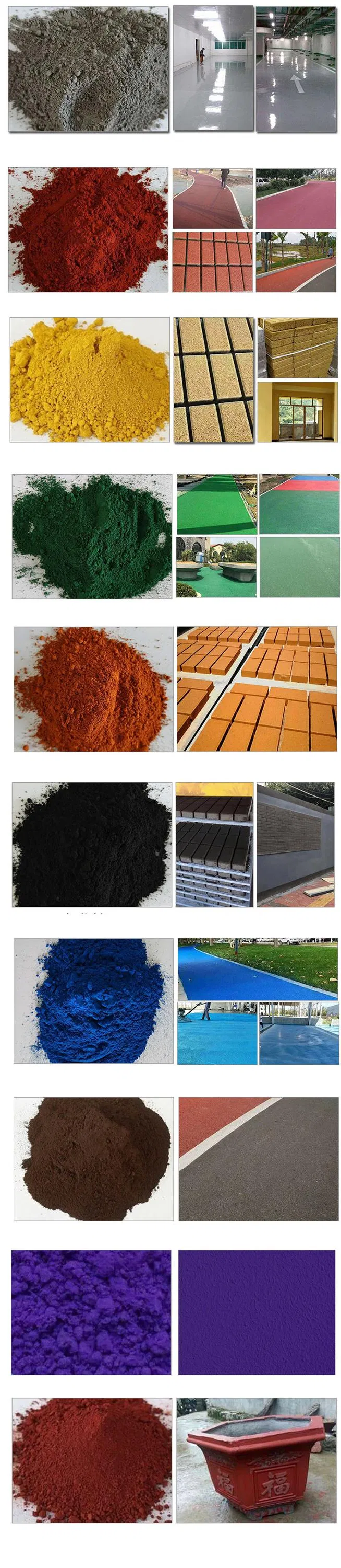Brown Iron Oxides Metal Oxide Pigment for Construction Coating, Brick