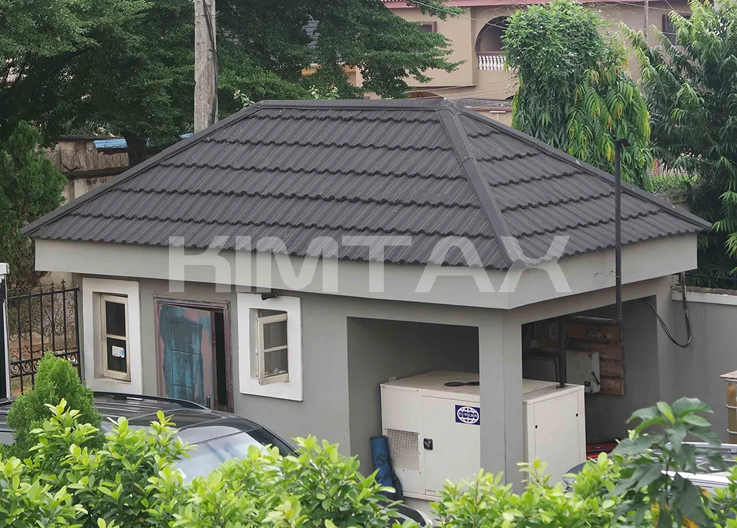 Durable Galvanized Stone Coated Metal Roman Roofing Tiles