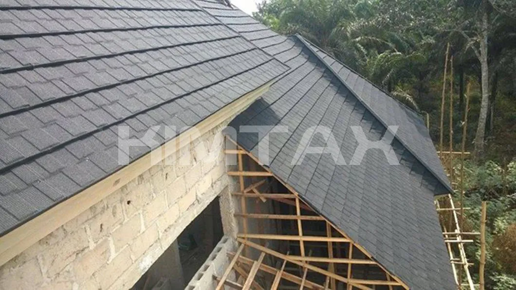 Durable Galvanized Stone Coated Metal Roman Roofing Tiles