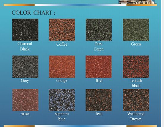 Ethioplia Shingle Stone Coated Metal Roof Tiles