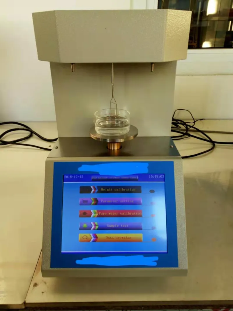 Fully Automatic Lliquid-Liquid Phase Interface Tension Test Apparatus (Platinum Ring Method)