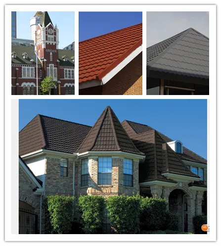 Guangzhou Hot Sell Sand Coated Tiles Roofing