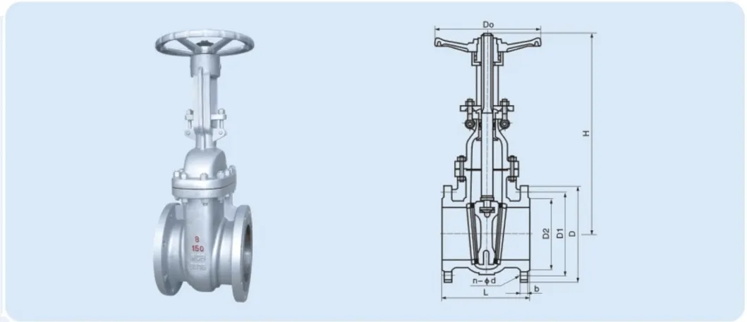 High Quality DN40-DN2000 Manual Worm Gear Pneumatic Electric ASME DIN GOST Flange Non-Rising Gate Valve