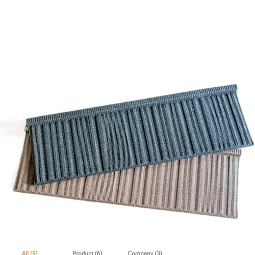 High Quality Stone Chip Roof Tile Makuti Grained Metal Tiles