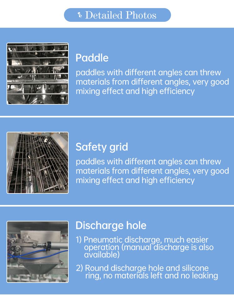 New Design Horizontal Double Paddle Mixing Equipment