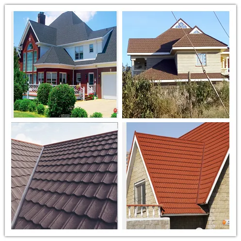 Roof Tile Ridge Cap 1320*420mm / Color Stone Coated Metal Roofing Tile / Zinc Roof Sheet Price