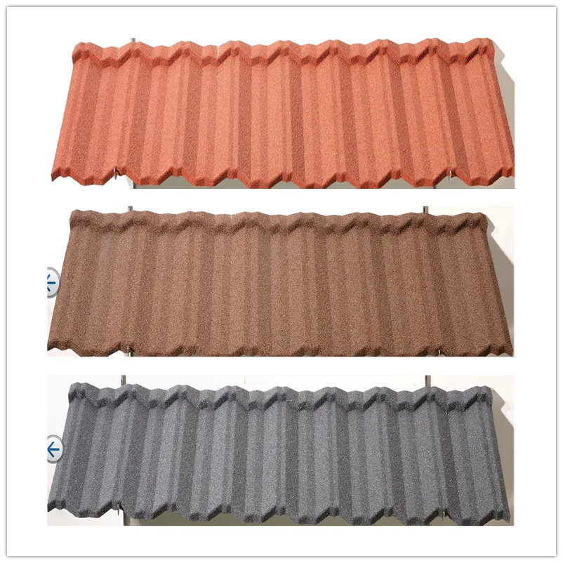 Roof Tile Ridge Cap 1320*420mm / Color Stone Coated Metal Roofing Tile / Zinc Roof Sheet Price