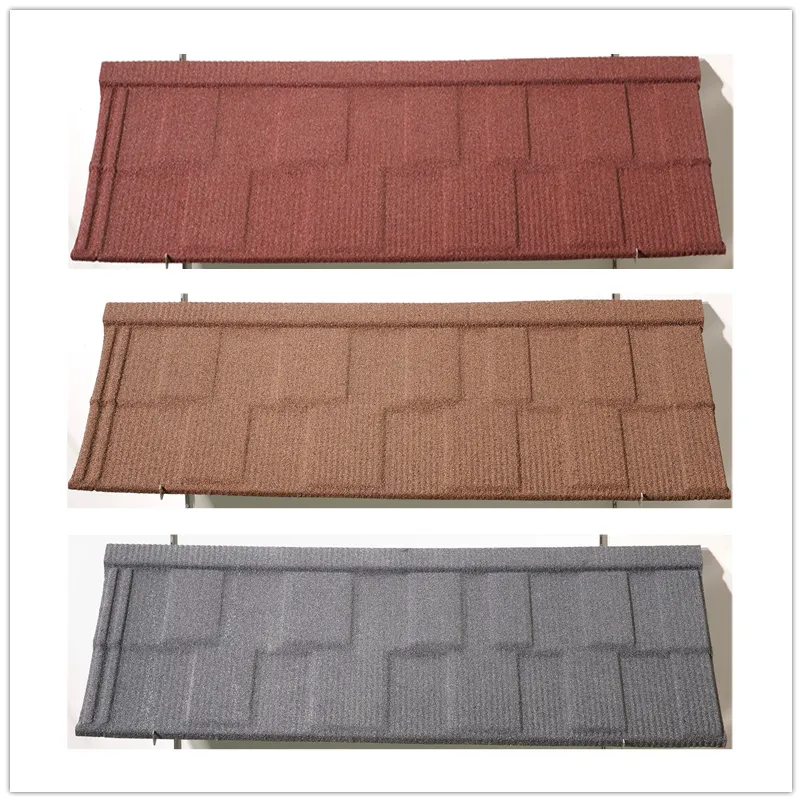 Roof Tile Ridge Cap 1320*420mm / Color Stone Coated Metal Roofing Tile / Zinc Roof Sheet Price