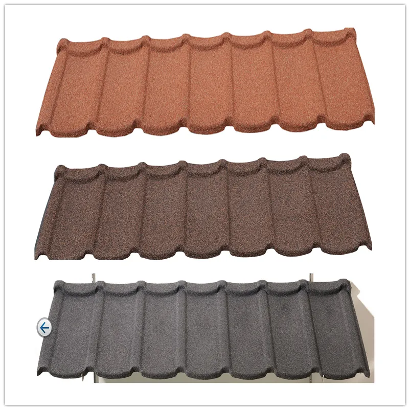 Roof Tile Ridge Cap 1320*420mm / Color Stone Coated Metal Roofing Tile / Zinc Roof Sheet Price