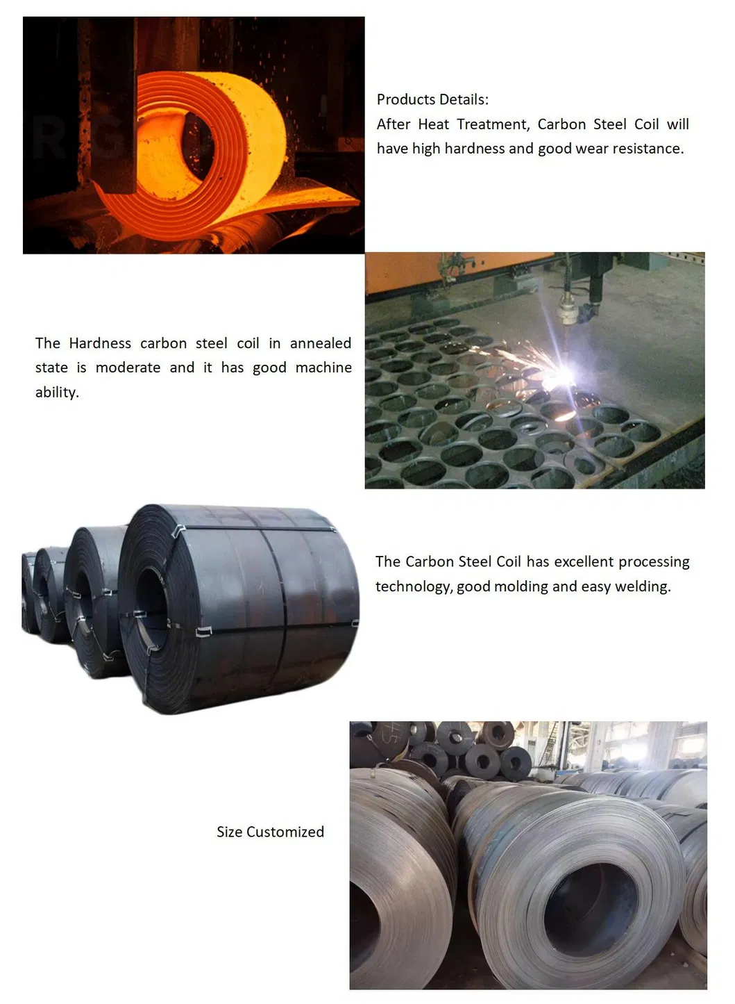 S235jr En 1025-2/119 Hot Rolled HRC 1mm Carbon Steel Coil