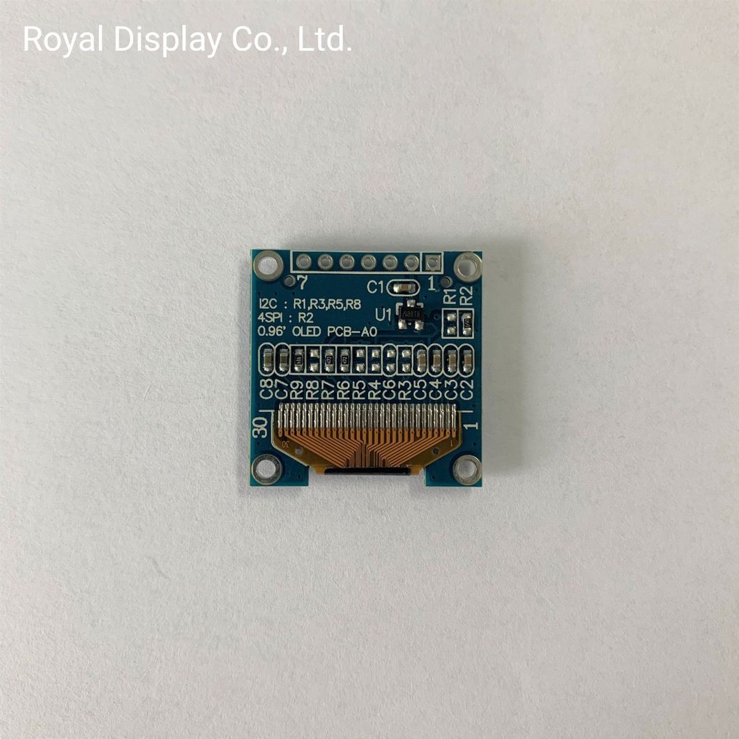 Spi 0.96′ ′ 128X64dots 4-Wires Visible in Sunlight OLED Display