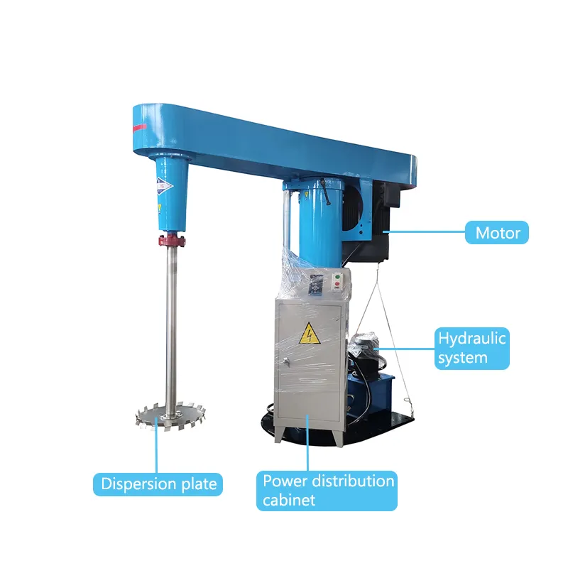 Stirring Dissolving and Dispersing Mixer for Mixing Liquid and Powder Solid