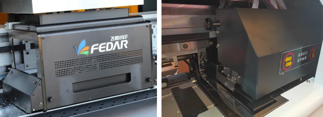 Three Heads 1.9m Size Dye Sublimation Printer for Heat Transfer Paper Digital Printing Machine